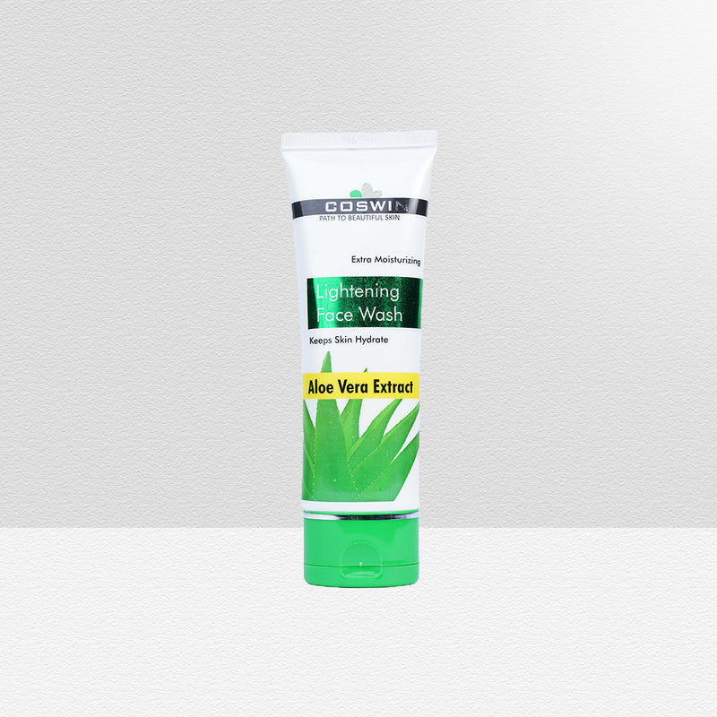 Lightening face wash with aloe vera extract